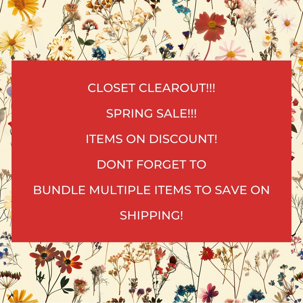 Spring sale!!!